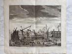 C. Commelin, De Groote zee en rivier-vis-markt, 1691, mooi!, Antiek en Kunst, Ophalen of Verzenden