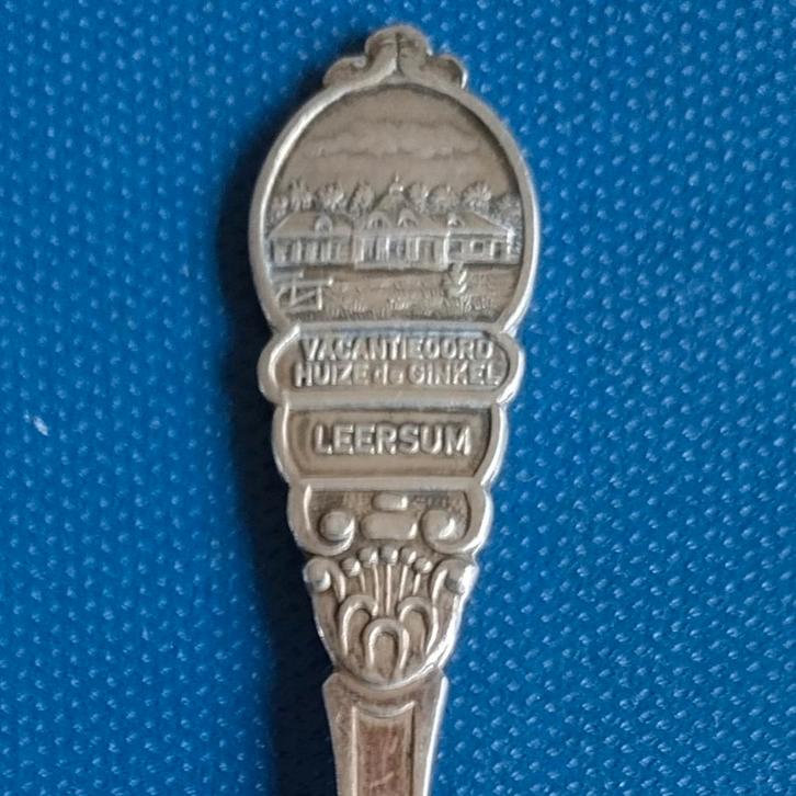 verzilverd lepeltje Vakantieoord Huize de Ginkel, Leersum, Antiek en Kunst, Antiek | Bestek, Ophalen of Verzenden