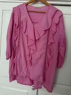 Ibiza bohemian roze blouse halflange mouwen damesmaat 44/48, Blouse of Tuniek, One collection, Ophalen of Verzenden, Zo goed als nieuw