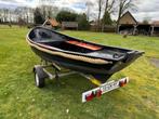 Boot met buitenboort motor en trailer, Watersport en Boten, Ophalen, Gebruikt, Tot 10 pk, 3 tot 6 meter