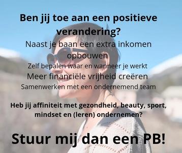 Op zoek naar een nieuwe uitdaging en extra inkomen?  beschikbaar voor biedingen