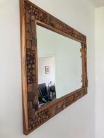 Spiegel hout | XL | drijfhout | 100 bij 70, Ophalen of Verzenden, Zo goed als nieuw, 100 tot 125 cm, Minder dan 100 cm