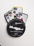 patch tactical firing Kreta, Verzamelen, Militaria | Algemeen, Ophalen of Verzenden, Landmacht, Nederland, Embleem of Badge