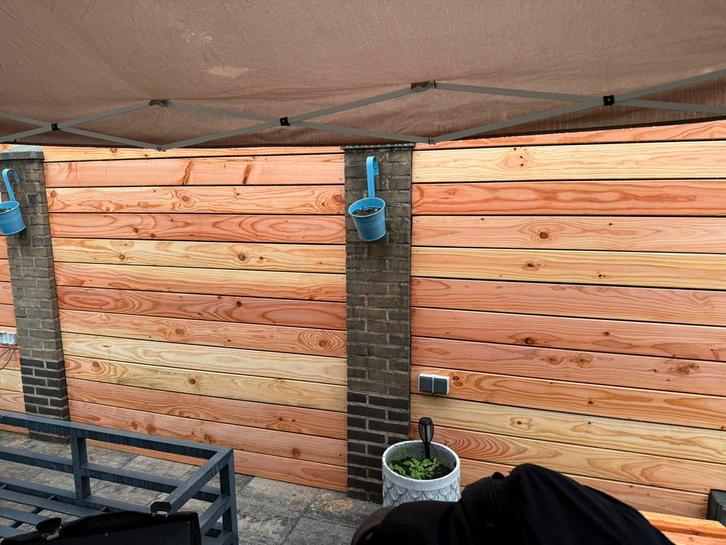 Douglashout nieuw, Tuin en Terras, Tuinhuizen, Nieuw, Blokhut, Hout, 3 ramen of meer, Ophalen