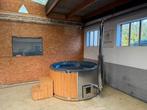 Nieuwe houtgestookte  hottub vol met luxe, Tuin en Terras, Bubbelbaden en Hottubs, ., Grondzeil, Nieuw, Ophalen of Verzenden