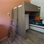 Steigerhout tienerbed (210x90), Ophalen, Zelf gemaakt, Gebruikt, 90 cm