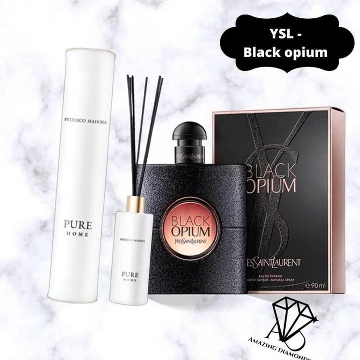 Black Opium Geurstokjes - 60% Korting!, Sieraden, Tassen en Uiterlijk, Uiterlijk | Parfum, Nieuw, Ophalen of Verzenden