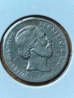 1/2 gulden 1861 Willem 3, Postzegels en Munten, Munten | Nederland, Ophalen of Verzenden, Koning Willem III, 1 gulden