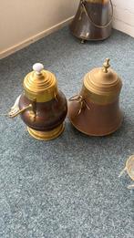 2 koperen doofpotten, Ophalen