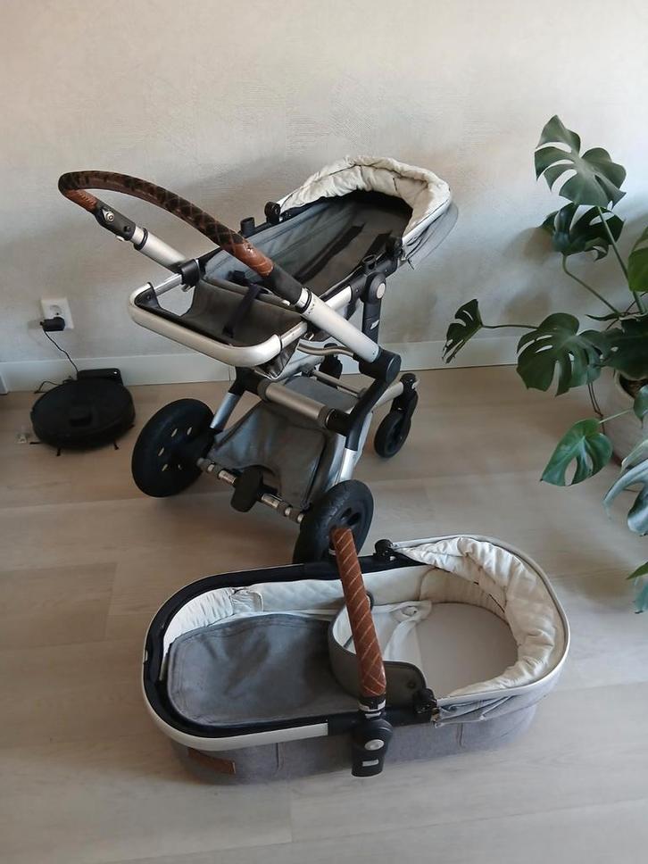 Joolz Day Kinderwagen Grijs + Maxi-Cosi Adapters, Kinderen en Baby's, Kinderwagens en Combinaties, Gebruikt, Combiwagen, Overige merken