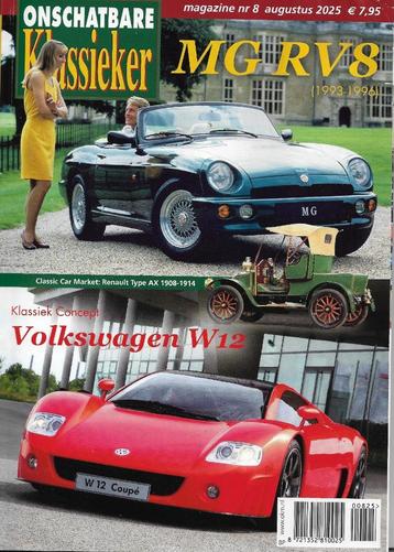 2 Reportages MG RV8 / RV 8 1993-1996 Onschatbare Klassieker. beschikbaar voor biedingen