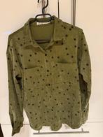 By Clara Groene corduroy blouse met sterren Maat S, Ophalen of Verzenden, Gedragen, Maat 36 (S), Groen
