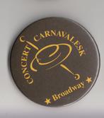 Button Concert Carnavalesk Carnaval USA, Gebruikt, Niet vindbaar, Niet vindbaar, Speldje of Pin