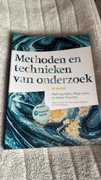 Mark Saunders - Methoden en technieken van onderzoek, Mark Saunders; Adrian Thornhill; Philip Lewis, Ophalen of Verzenden, Zo goed als nieuw