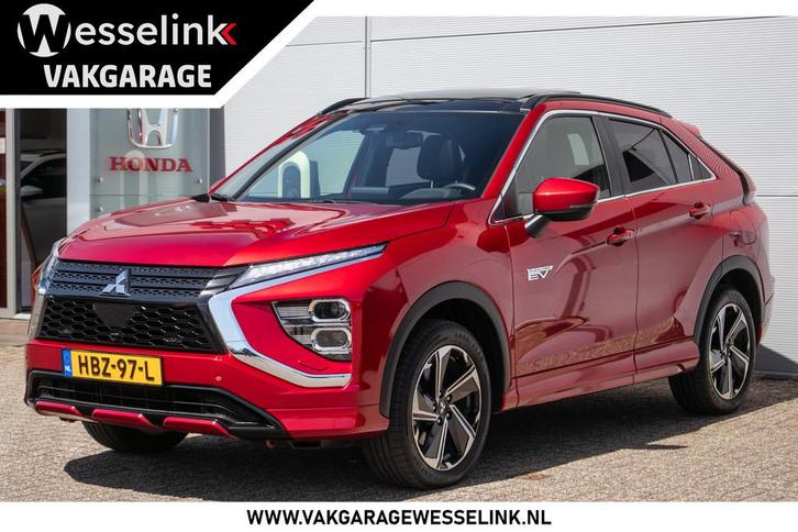 Mitsubishi Eclipse Cross 2.4 PHEV Instyle leder | Apple cp/A, Auto's, Mitsubishi, Te koop, Eclipse Cross, 360° camera, 4x4, ABS