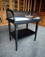 Prachtige zwarte winkelvitrine | Museumkast #2164, Niet ingevuld, Metaal, Gebruikt, 100 tot 150 cm