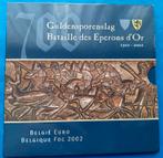 Belgie Jaarset Euromunten 2002 - Guldensporenslag, Verzenden, België, Overige waardes, Setje