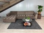 GRATIS LEVERING Velvet Loungebank Taupe 315x160 GEREINIGD, 300 cm of meer, Ophalen of Verzenden, Zo goed als nieuw, 150 cm of meer
