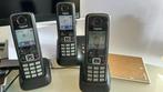 Siemens Gigaset A420A – 3 handsets + basisstation/ antw.app., Ophalen of Verzenden, Zo goed als nieuw, 3 handsets, Stralingsarm