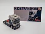 Tekno - Scania R730 K&B transport, Hobby en Vrije tijd, Modelauto's | 1:50, Ophalen of Verzenden, Zo goed als nieuw, Bus of Vrachtwagen