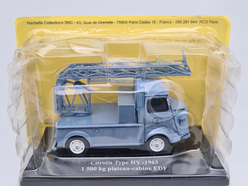 Citroën HY (1963) met kraan - Hachette 1/43, Verzenden, Zo goed als nieuw, Auto, Overige merken