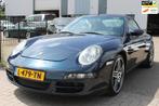 Porsche 911 Cabrio 3.4 Carrera 4 2e Eig. NAP 997 Type Nieuws, Auto's, Gebruikt, Zwart, Cabriolet, Bluetooth