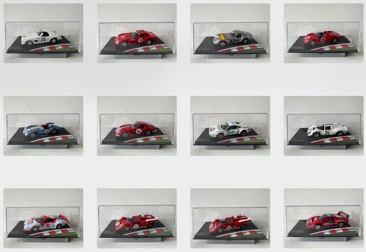 Ferrari Racing Collection: 250, 275, 308, 412, 512, F40, Hobby en Vrije tijd, Modelauto's | 1:43, Zo goed als nieuw, Auto, Overige merken