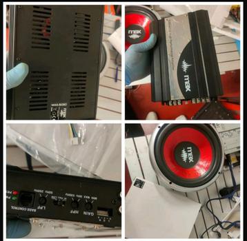 Partij versterker en subwoofer! beschikbaar voor biedingen