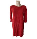 Vanilia jurk rood S, Ophalen of Verzenden, Onder de knie, Zo goed als nieuw, Rood