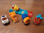 4 toettoet auto's en lanceerbaan, Kinderen en Baby's, Speelgoed | Vtech, Ophalen of Verzenden, Gebruikt, 6 maanden tot 2 jaar