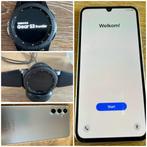 Leuke combinatie set!!, Telecommunicatie, Mobiele telefoons | Samsung, 128 GB, Ophalen, Zo goed als nieuw, Zilver