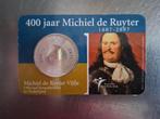 Coincard 5 Euro 100 Jaar Michiel de Ruyter 2007, Postzegels en Munten, Munten | Nederland, Koningin Beatrix, Zilver, Euro's, Ophalen of Verzenden