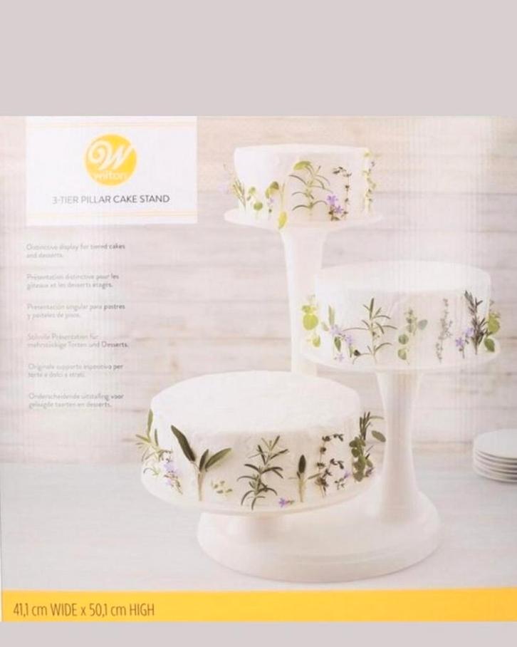 Wilton standaard taart, Huis en Inrichting, Keuken | Servies, Zo goed als nieuw, Overige stijlen, Overige materialen, Ophalen of Verzenden