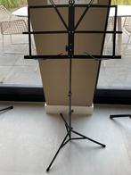 Muziekstandaard Zwart met Tas, Muziek en Instrumenten, Standaards, Ophalen of Verzenden, Zo goed als nieuw, Muziekstandaard, Overige instrumenten