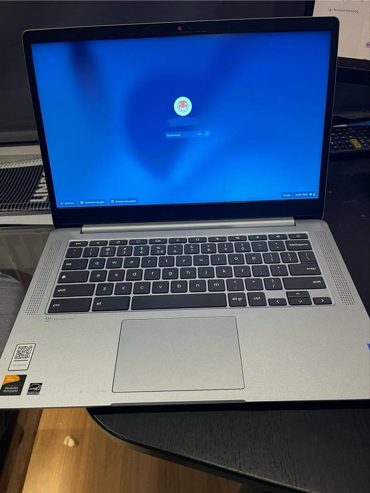 Lenovo IdeaPad Slim 3 Chromebook 14 inch, Computers en Software, Chromebooks, Zo goed als nieuw, 14 inch, 8 GB, 128 GB, Qwerty