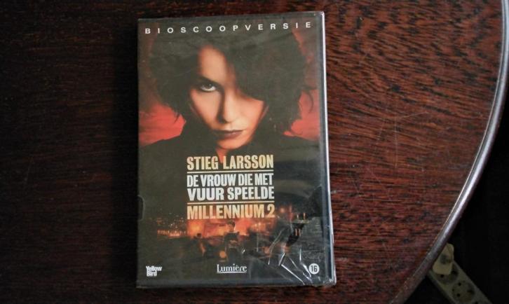 Millennium 2 de vrouw die met vuur speelde, nieuw in verpakk, Cd's en Dvd's, Dvd's | Thrillers en Misdaad, Nieuw in verpakking