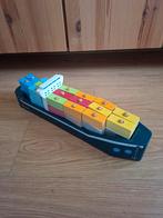 Juéco Houten Containerschip Speelgoed, Ophalen of Verzenden, Gebruikt, Overige typen
