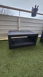 Balkon Tuinset - Bank, 2 Stoelen & Tafel, Kunststof, Gebruikt, 3 zitplaatsen, Ophalen of Verzenden