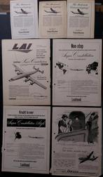 Diverse oude Constellation advertenties (K726), Verzamelen, Ophalen of Verzenden, Gebruikt, Kaart, Foto of Prent