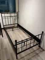 Bedframe 90x200 - Eenpersoonsbed, Huis en Inrichting, Slaapkamer | Bedden, Ophalen, 90 cm, Eenpersoons, Zwart