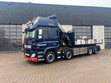 DAF CF 460 FAX 8x2 | 858 EP-6 Hipro autolaadkraan | 80ton/me beschikbaar voor biedingen