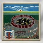 Ruurd Wiersma (1904-1980) - 'Daniël in de leeuwenkuil', Antiek en Kunst, Ophalen of Verzenden