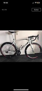 Giant ML 53,5 cm full Ultegra met 4ZA cirrus pro carbon wiel, Carbon, Zo goed als nieuw, Meer dan 20 versnellingen, 53 tot 57 cm