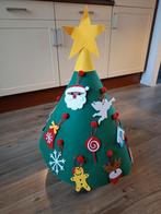 3D vilten kerstboom kind inclusief 18 x versiering, Diversen, Kerst, Ophalen of Verzenden