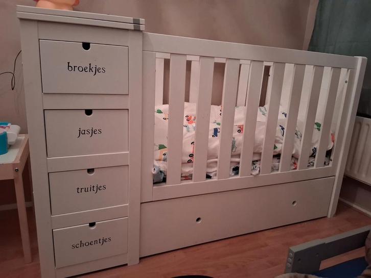 Ledikant, Kinderen en Baby's, Kinderkamer | Complete kinderkamers, Gebruikt, Jongetje of Meisje, Ophalen of Verzenden