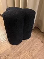 Leuke poef voetenbank kruk Pols Potten Clover donker blauw, Gebruikt, Minder dan 50 cm, Ophalen of Verzenden, 50 tot 75 cm