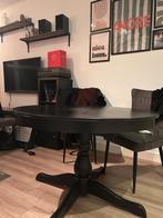 INGATORP uitschuifbare tafel, Huis en Inrichting, Tafels | Eettafels, Ophalen, Rond, Zo goed als nieuw, Vier personen
