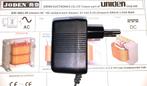 JODEN JOD-3501-09 3V 0.3A ~500mA AC Adapter Lader 2.1x5.5mm, Ophalen of Verzenden, Zo goed als nieuw