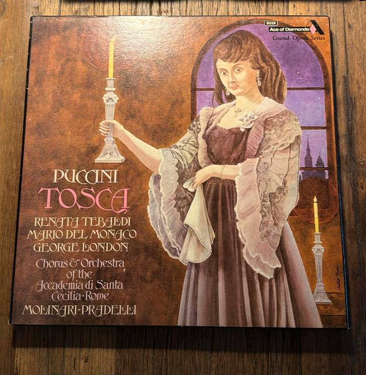 Puccini – Tosca (GOS 612-3)  ace of diamonds – Dubbele LP, Cd's en Dvd's, Vinyl | Klassiek, Zo goed als nieuw, Romantiek, Overige typen