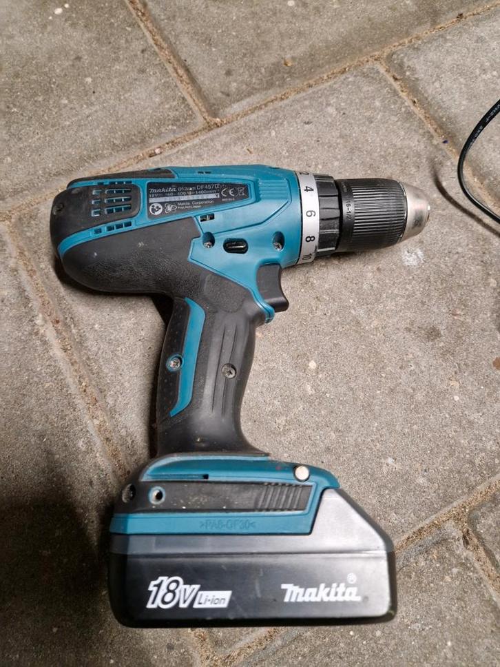 Makita DF457D Accuboormachine, Doe-het-zelf en Verbouw, Gereedschap | Boormachines, Boor- en Schroefmachine, Ophalen of Verzenden